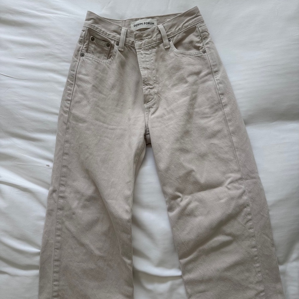 Aritzia Off-White Denim Jeans